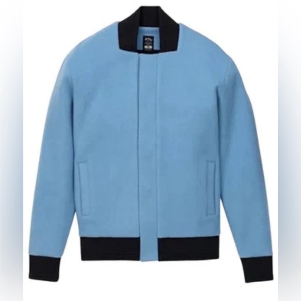 APL Light Blue Bomber Jacket with Black Details